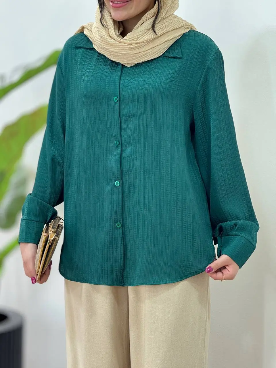 شومیز ساتن ابریشم یارا